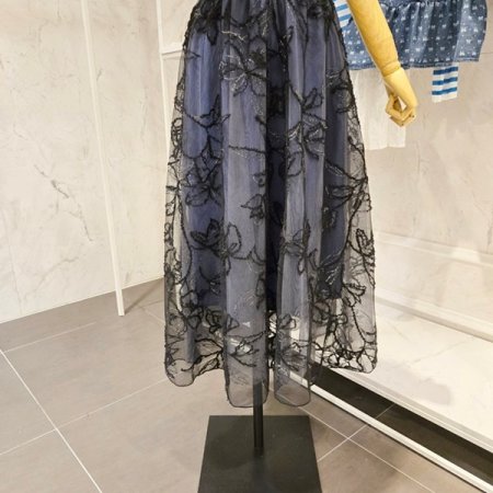 플라워 샤 스커트