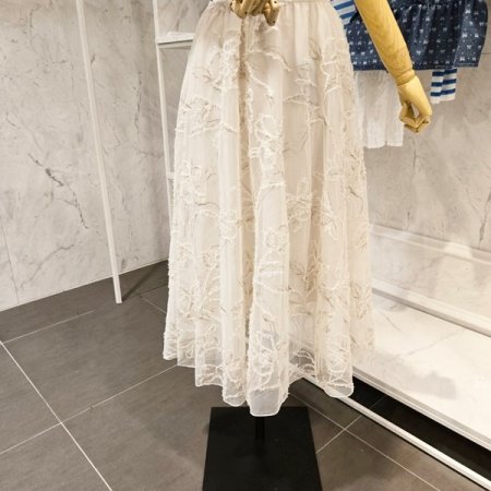 플라워 샤 스커트