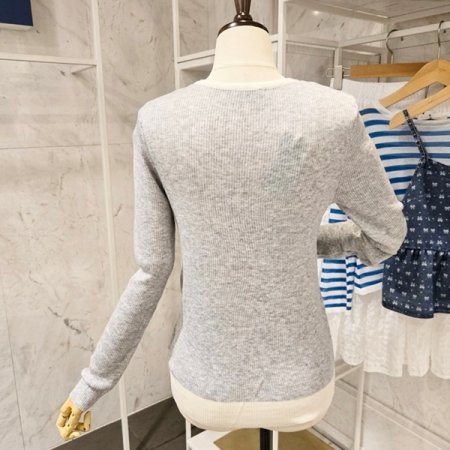 이중 골지 티셔츠