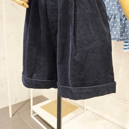 롤업 코듀로이 반바지