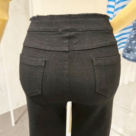 스판 트임 부츠컷 팬츠