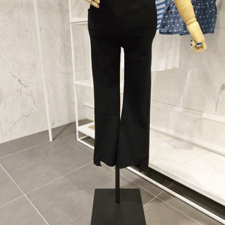 스판 트임 부츠컷 팬츠