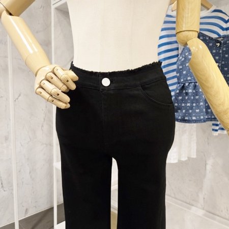 스판 트임 부츠컷 팬츠