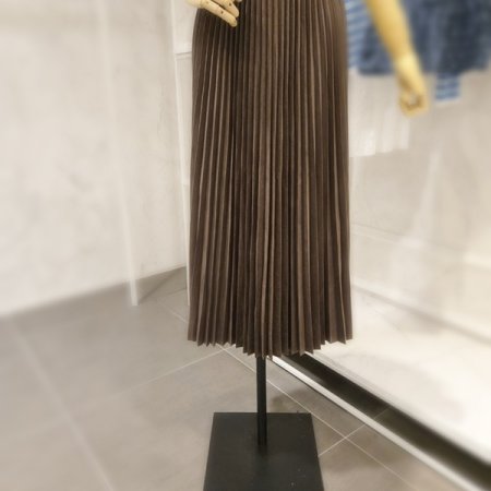 심플 주름 밴딩 스커트