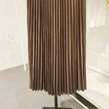 심플 주름 밴딩 스커트