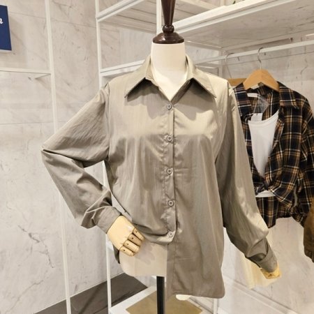 기본 컬러 카라 셔츠