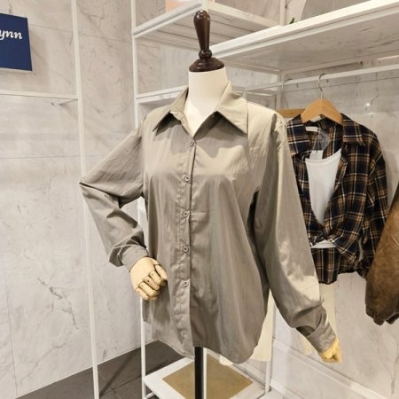 기본 컬러 카라 셔츠