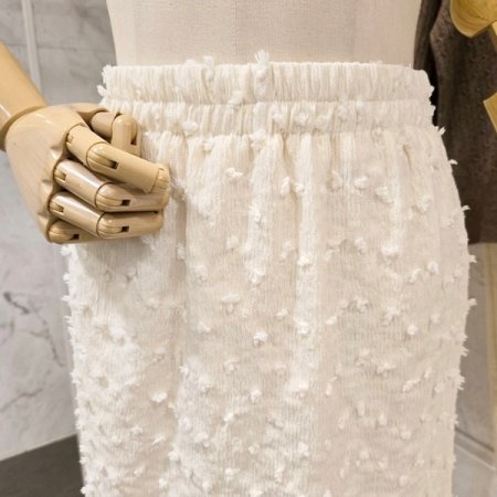 뒷 트임 일자 스커트