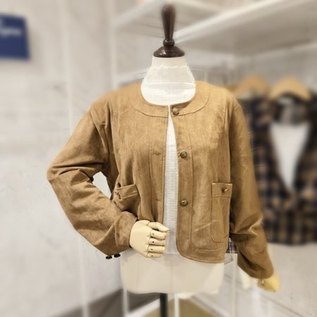 노카라 스웨이드 자켓