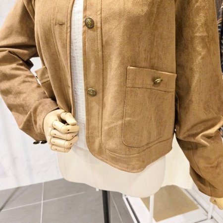 노카라 스웨이드 자켓