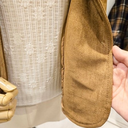 노카라 스웨이드 자켓