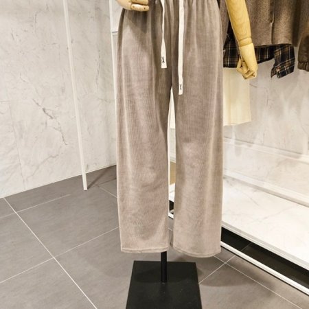 골지 밴딩 스판 팬츠