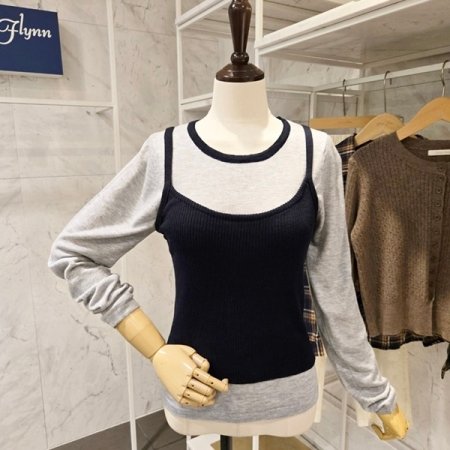 뷔스티에 니트티 세트