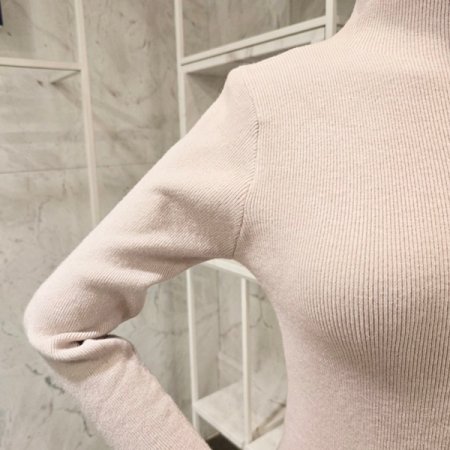 골지 반목 니트