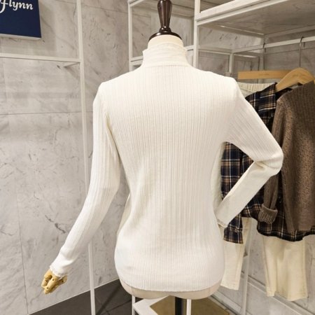 진주 반목 골지 니트