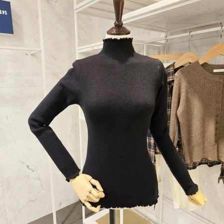 롤링 골지 반목 니트