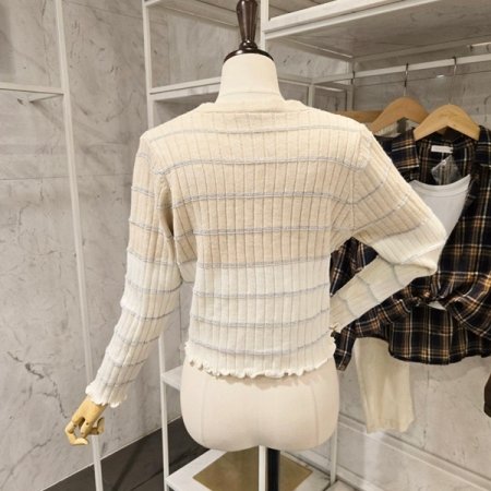 롤링 브이넥 가디건