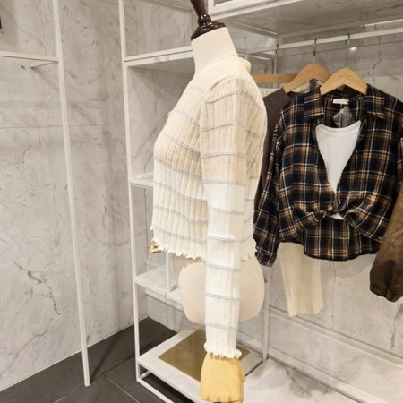 롤링 브이넥 가디건