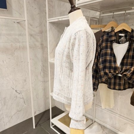 컬러 믹스 가디건