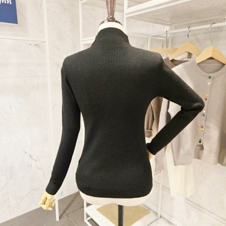 트임 반목 골지 니트