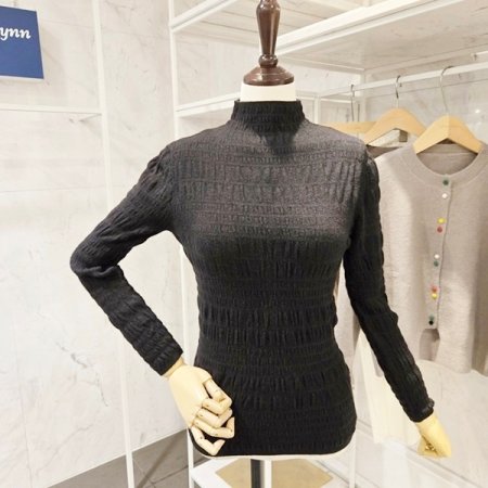 폴라 심플패턴 니트