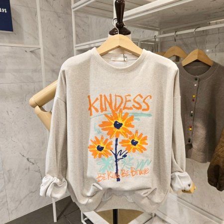 썬플라워 맨투맨티셔츠