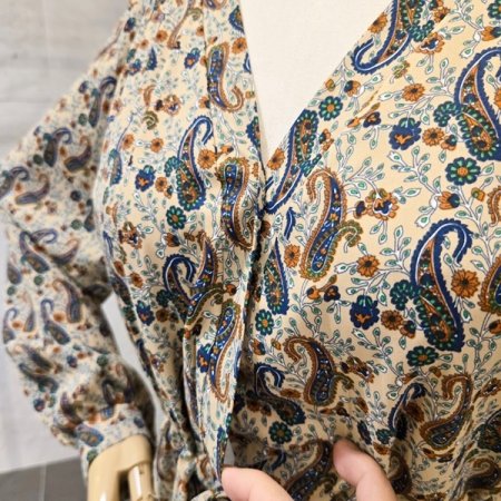 페이즐리 스트링 원피스