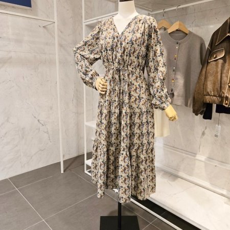 페이즐리 스트링 원피스