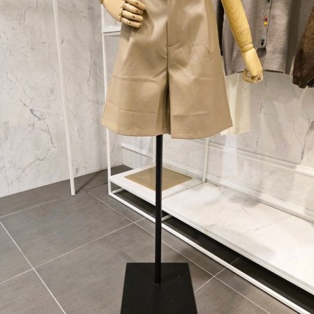 레더 버뮤다 팬츠