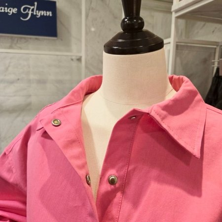 언발 컬러 셔츠