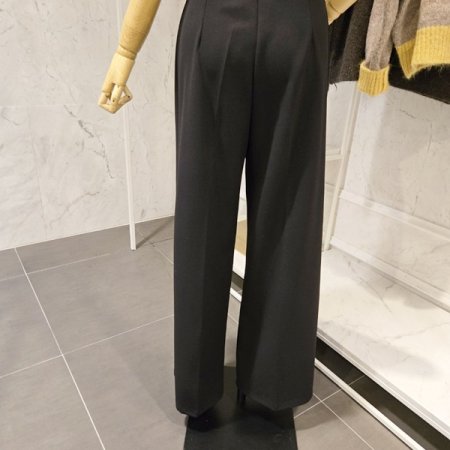 풀 밴딩 와이드 슬랙스