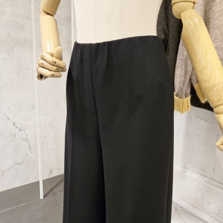 풀 밴딩 와이드 슬랙스