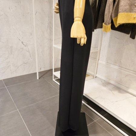 풀 밴딩 와이드 슬랙스