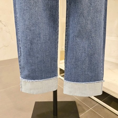 롤업 데님 팬츠