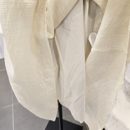 허리 끈 롱 원피스