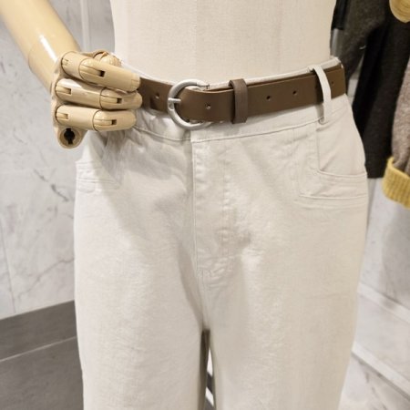 베이직 와이드팬츠 벨트 세트