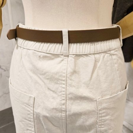 베이직 와이드팬츠 벨트 세트