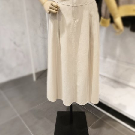 벨트 에이라인 스커트 세트