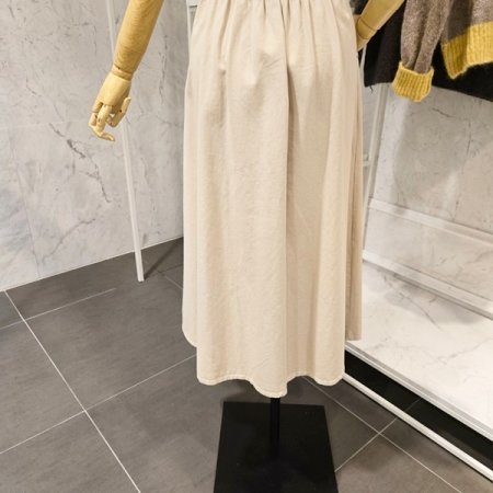 벨트 에이라인 스커트 세트