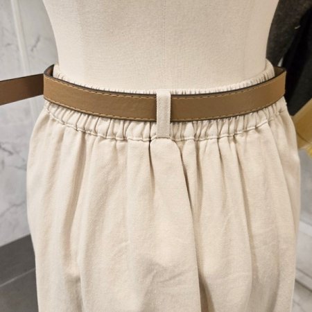 벨트 에이라인 스커트 세트