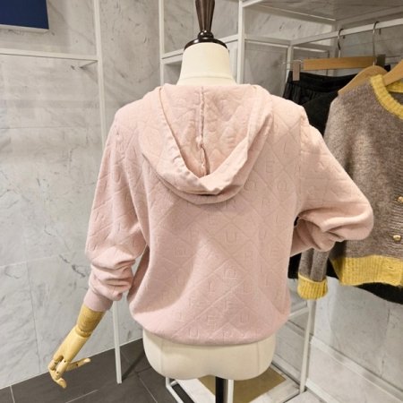 알파벳 후드 니트