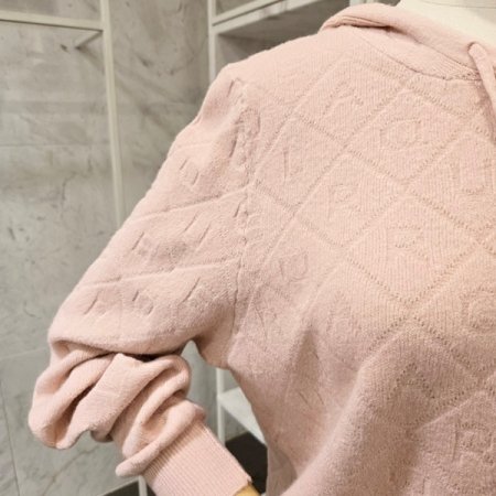 알파벳 후드 니트