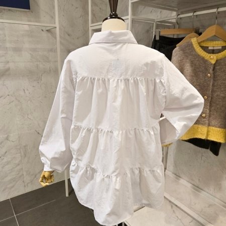 캉캉 셔링 블라우스