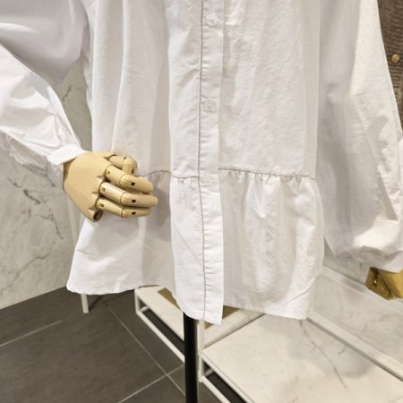 캉캉 셔링 블라우스