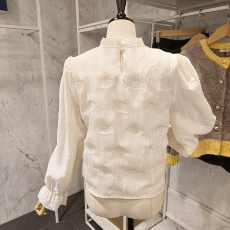 꽃 레이스 블라우스