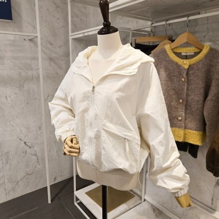 루즈핏 후드 집업점퍼