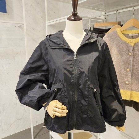 루즈핏 후드 집업점퍼