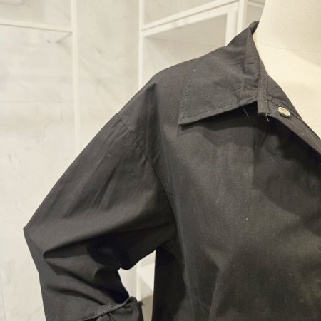 숏 스트링 야상 점퍼