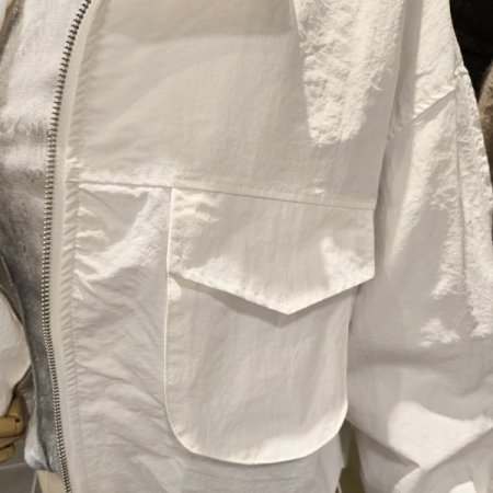 양포켓 스트링 야상 점퍼