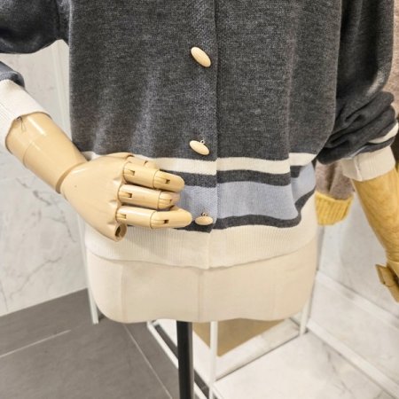 스마일 토글단추 가디건